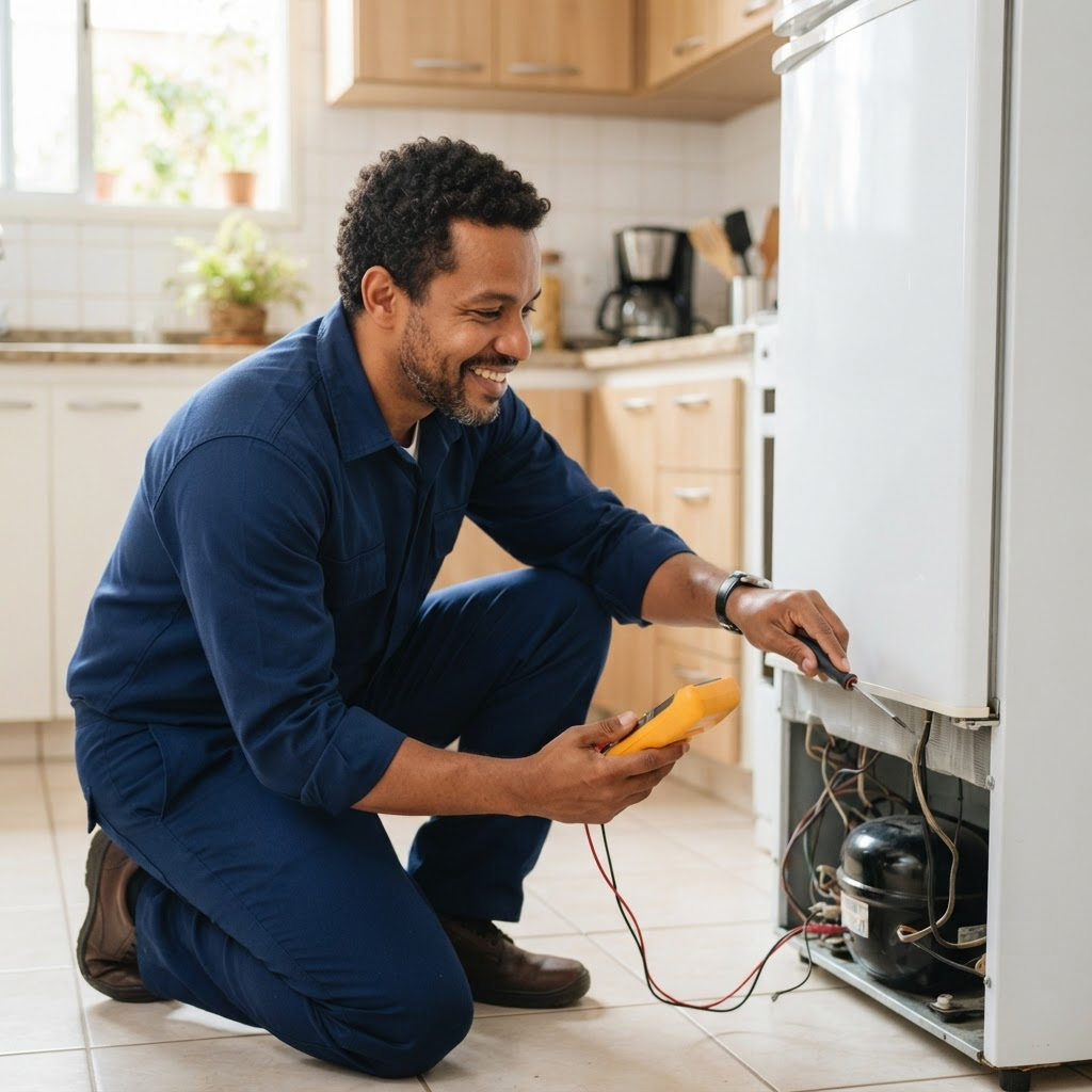 Técnico da Master em atendimento